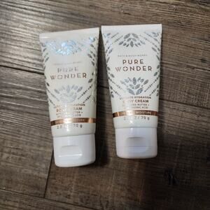 Bath and Body Pure Wonder body cream 2.5oz each  B34